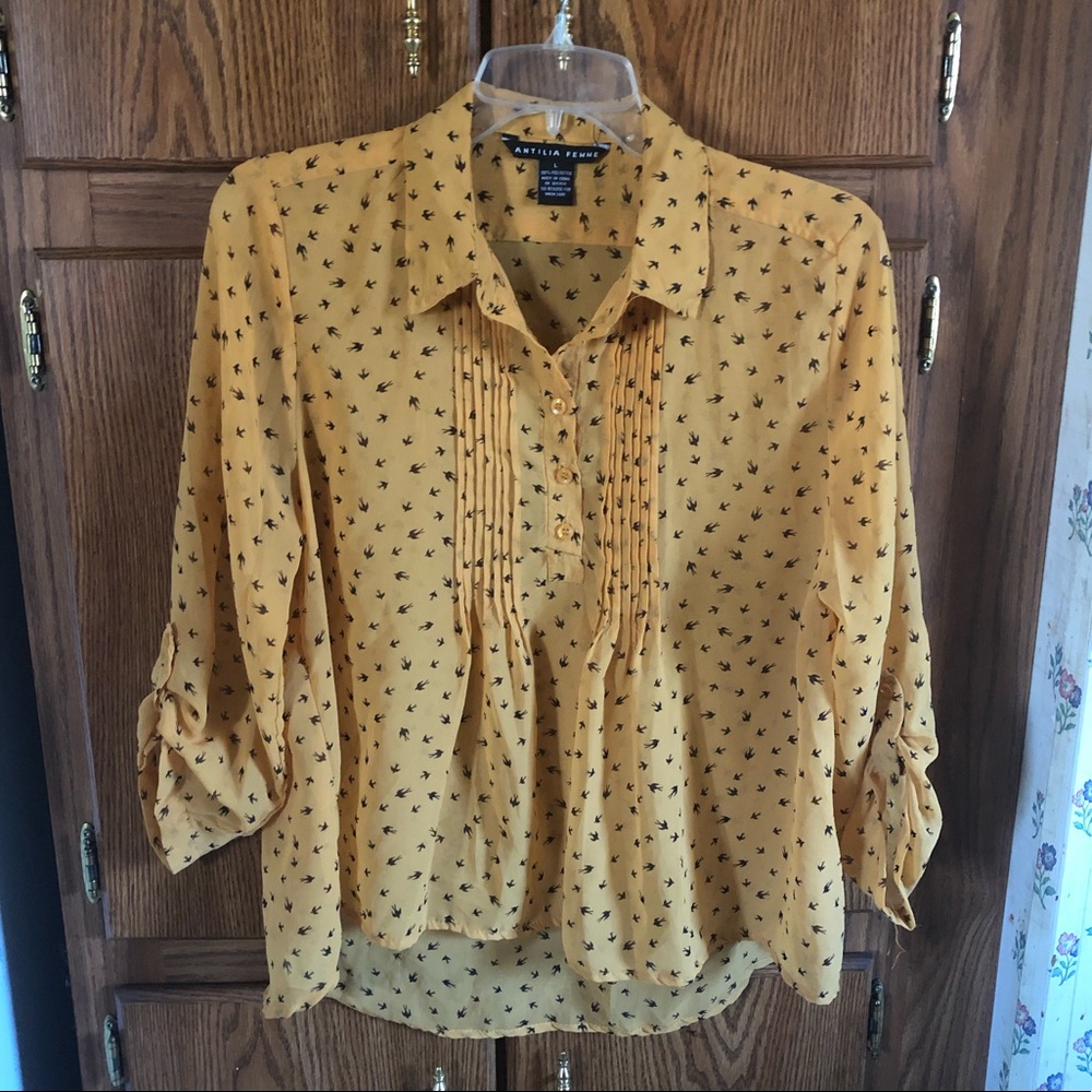 Mustard Blouse